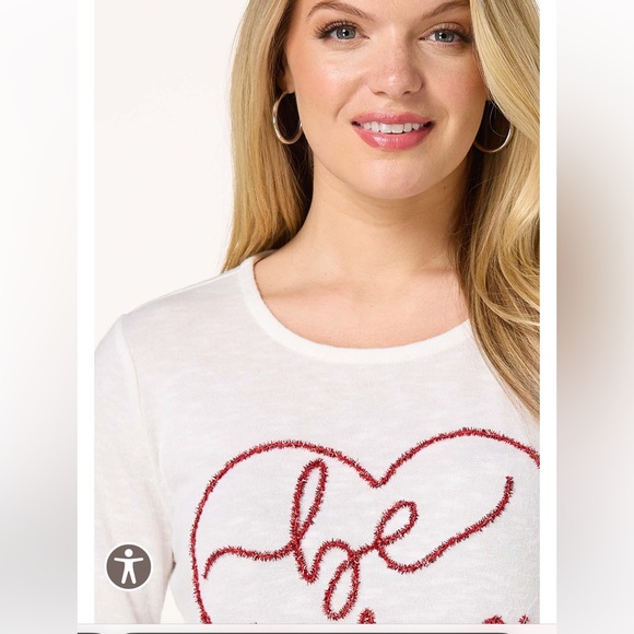 TINSELED BE MINE TOP - Picture 3 of 9